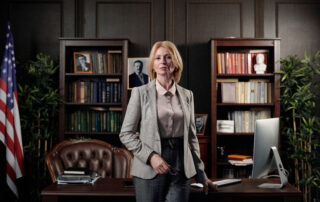 Businesswoman in her office