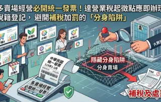 多賣場經營必開統一發票!達營業稅起徵點應即辦理稅籍登記,避開補稅加罰的「分身陷阱」